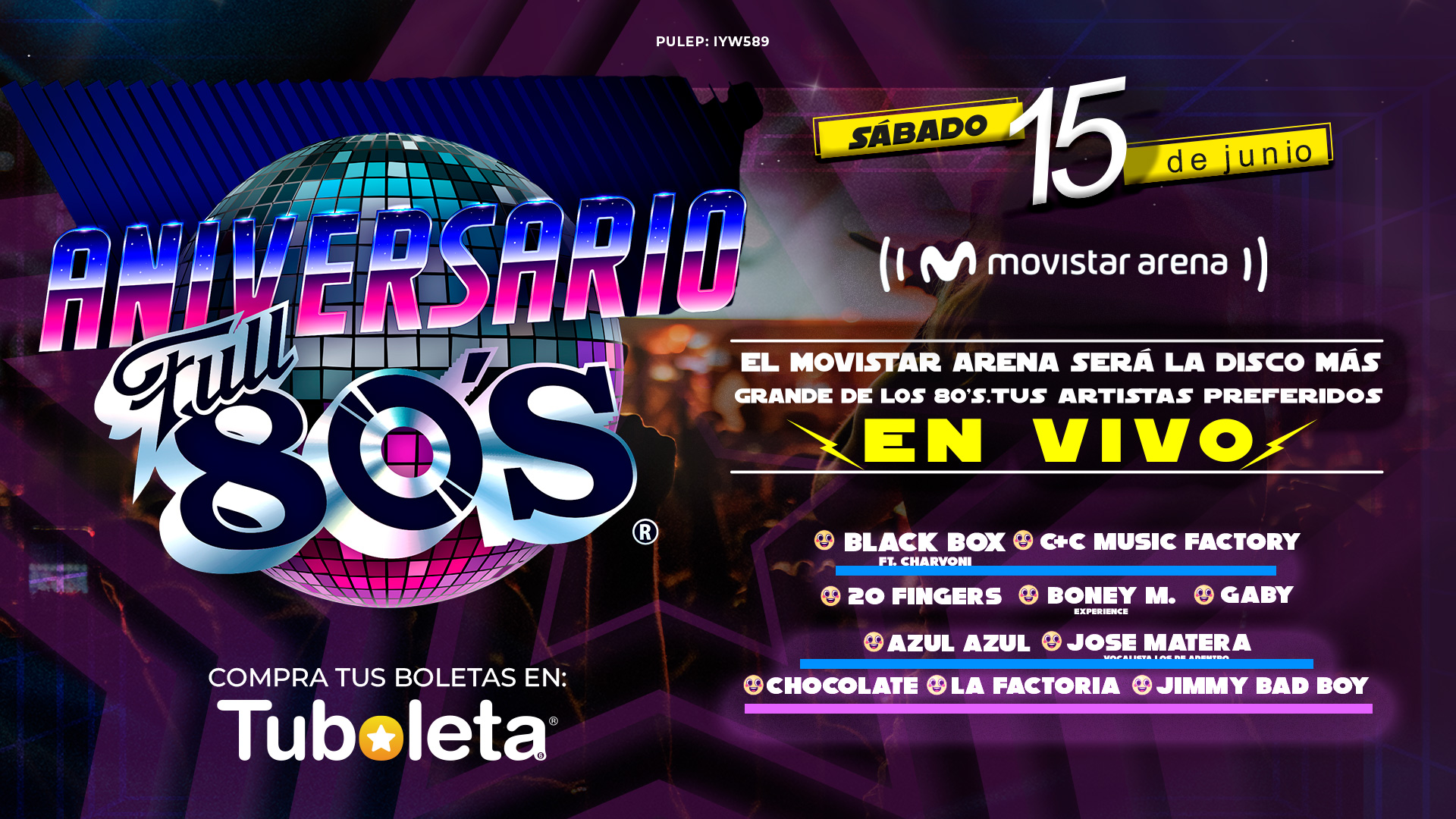 ¡Revive la Magia de los 80s en el Movistar Arena!