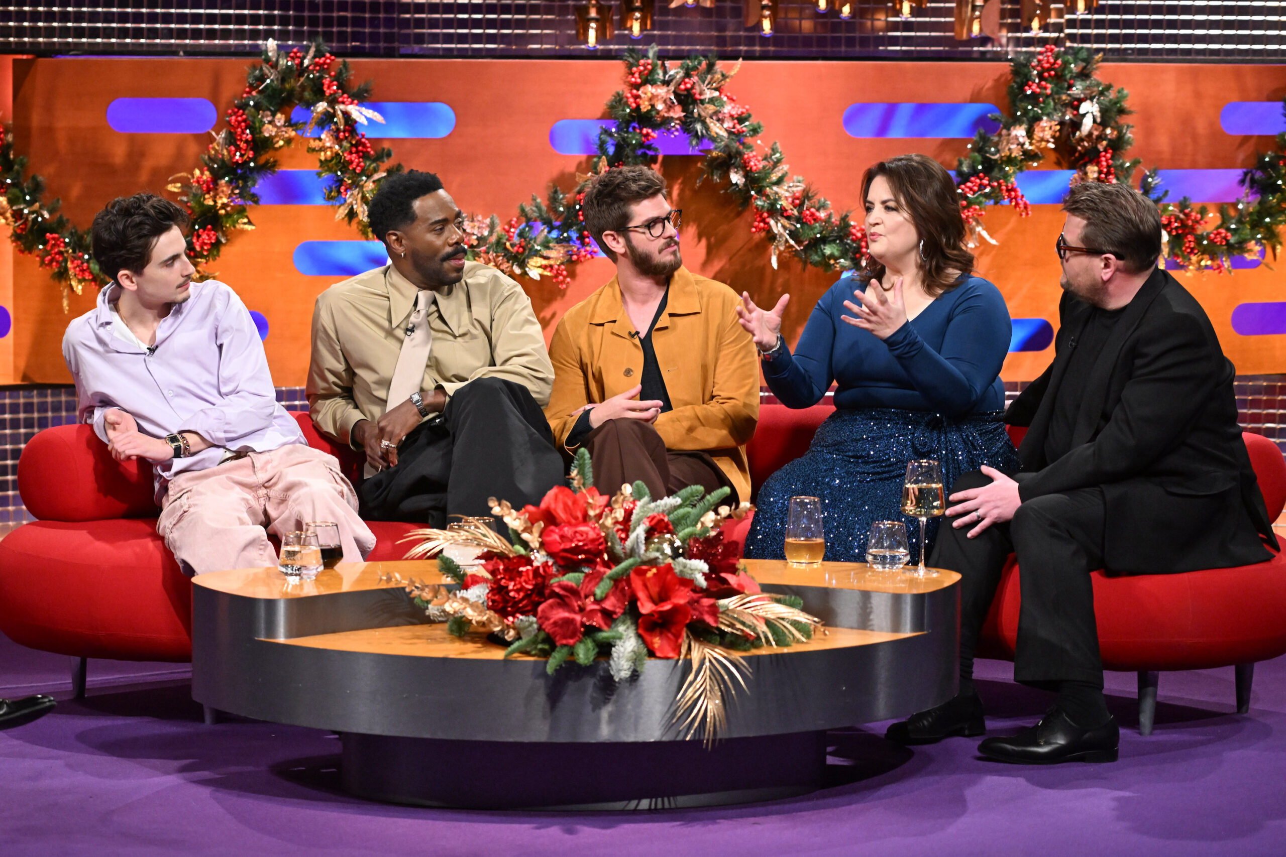 Timothée Chalamet, Andrew Garfield, y James Corden, entre los invitados de esta semana en «The Graham Norton Show»