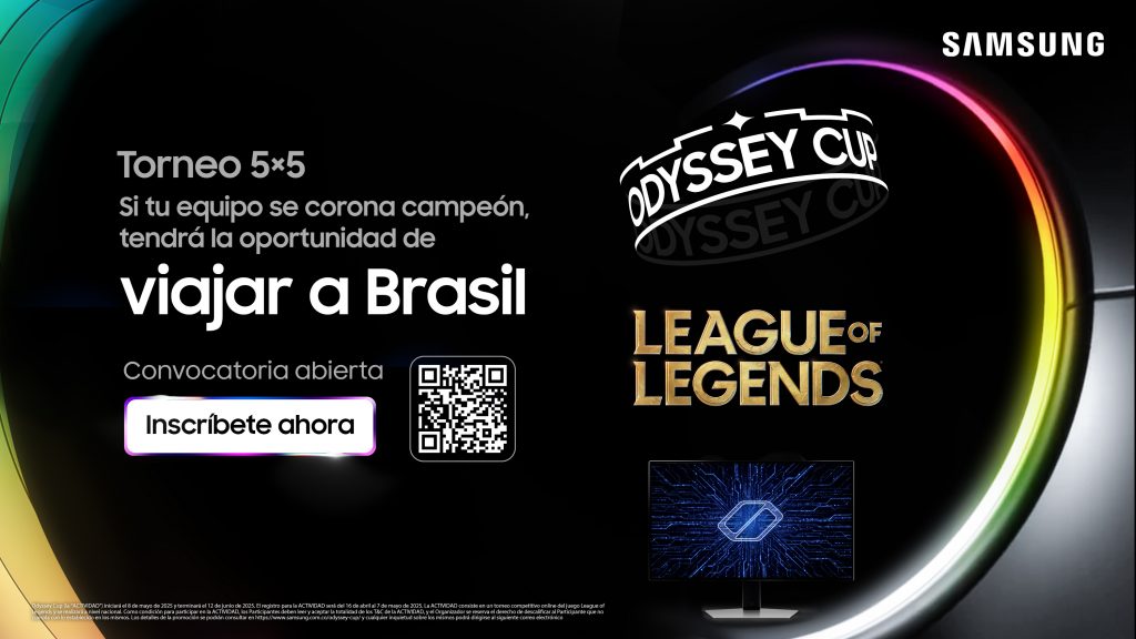 Samsung anuncia la Odyssey Cup para gamers