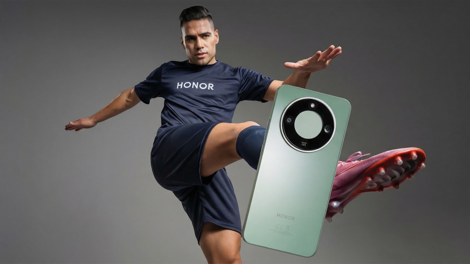 Durar más y fallar menos: Falcao lidera el lanzamiento del HONOR Magic8 Lite en Colombia