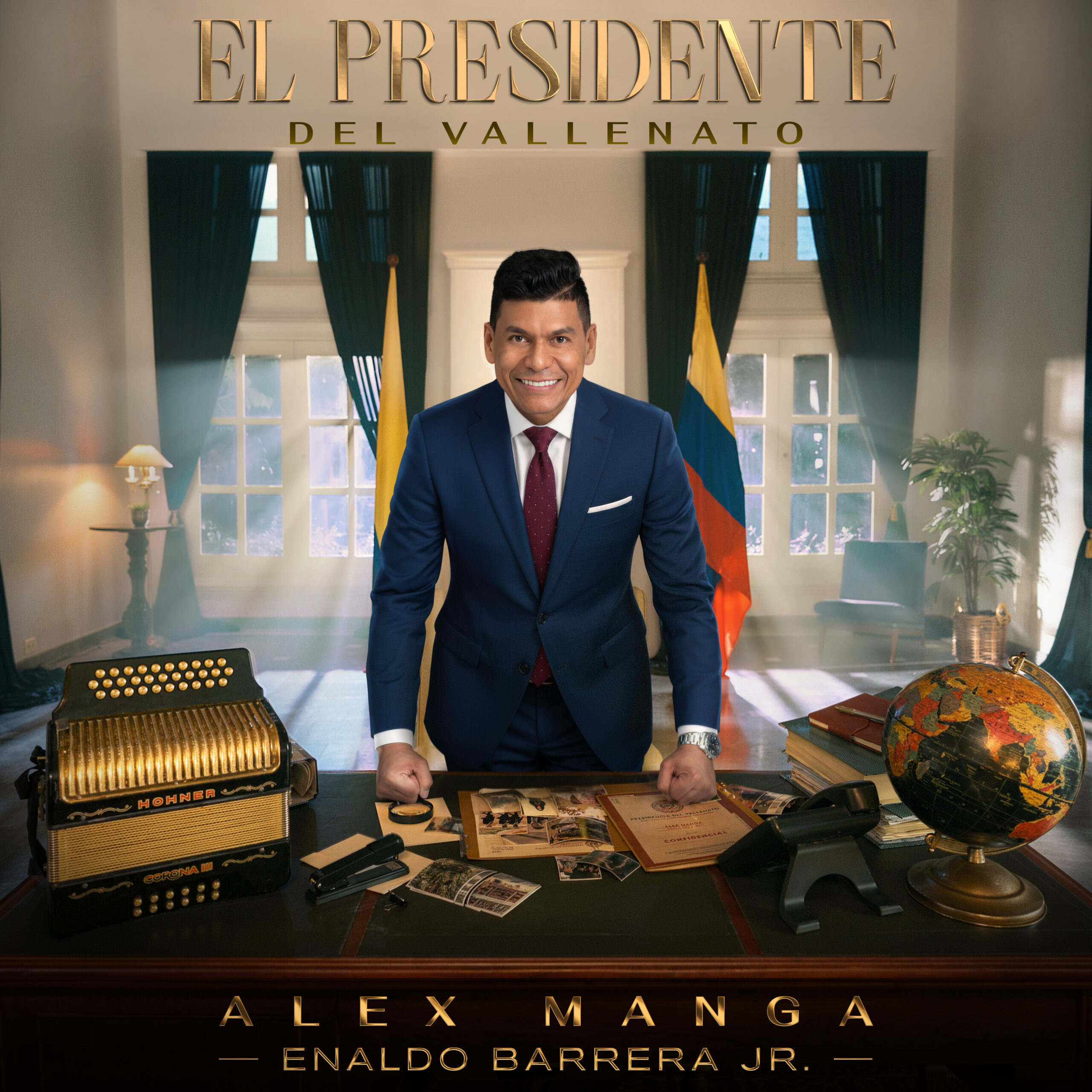Alex Manga renueva el vallenato romántico con su álbum “El Presidente del Vallenato”