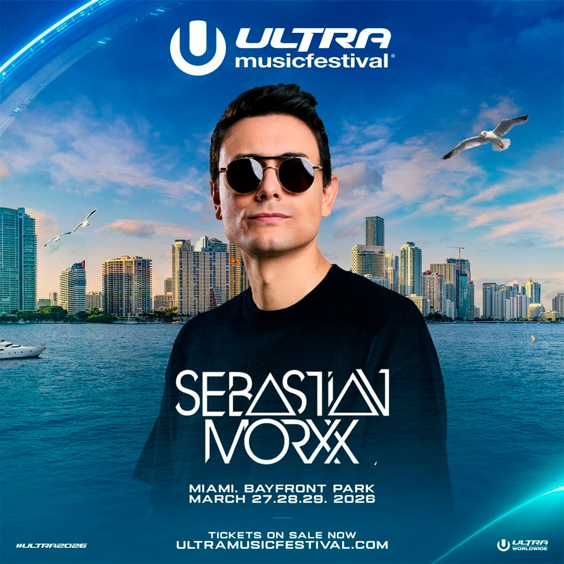 Sebastián Morxx llega a Ultra Music Festival Miami 2026, el escenario más importante de la música electrónica mundial