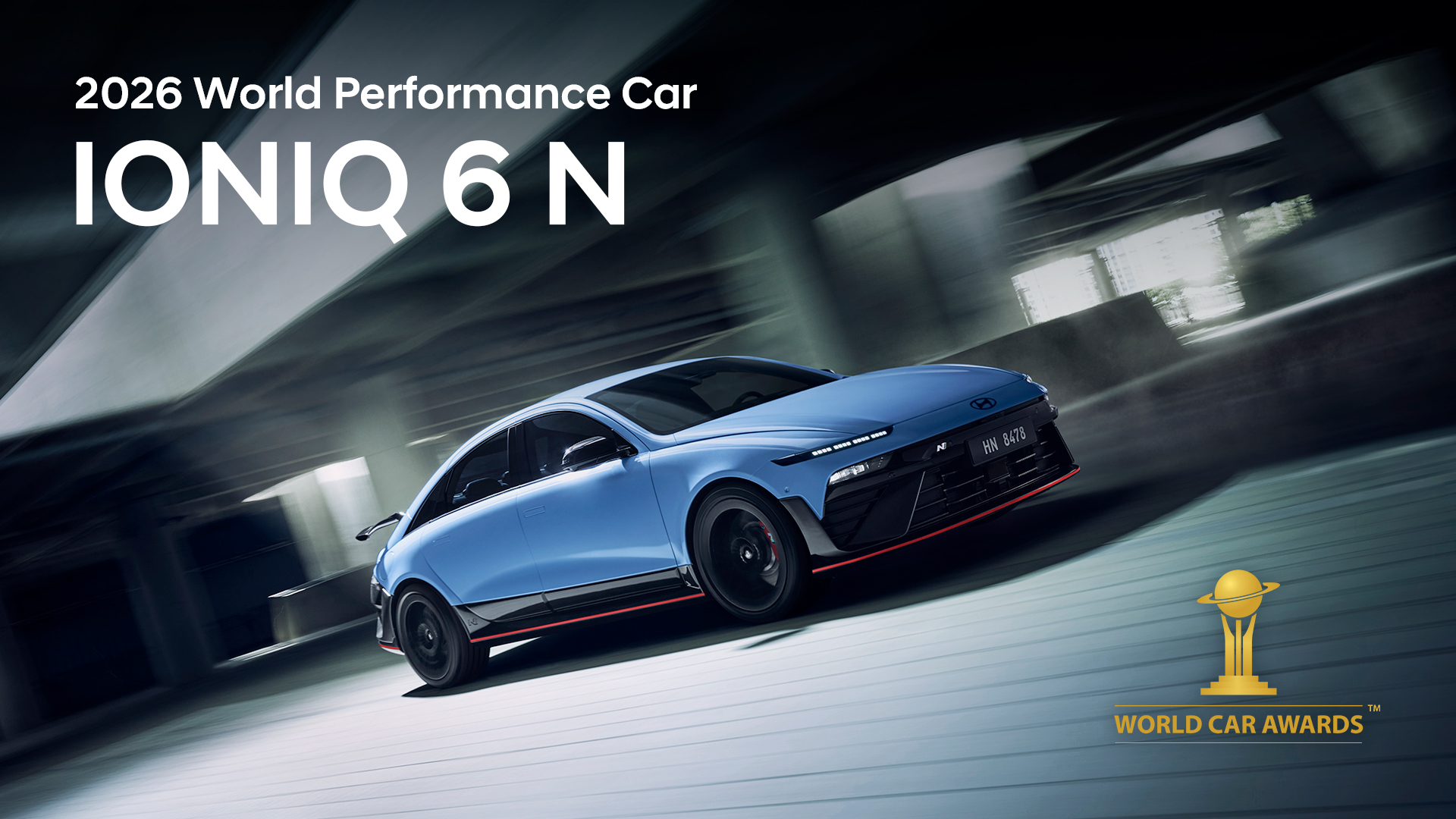El Hyundai IONIQ 6 N coronado como World Performance Car 2026