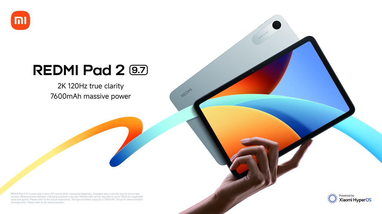 Entretenimiento sin límites: Xiaomi presenta la REDMI Pad 2 9.7 para disfrutar en cualquier lugar