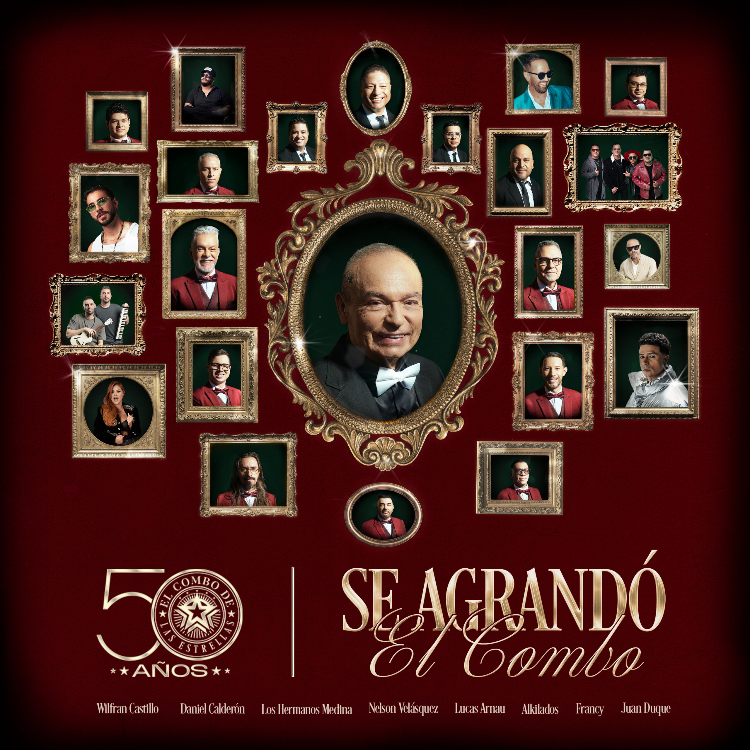 Alkilados, Juan Duque y Nelson Velásquez se unen a El Combo de las Estrellas en su celebración de 50 años