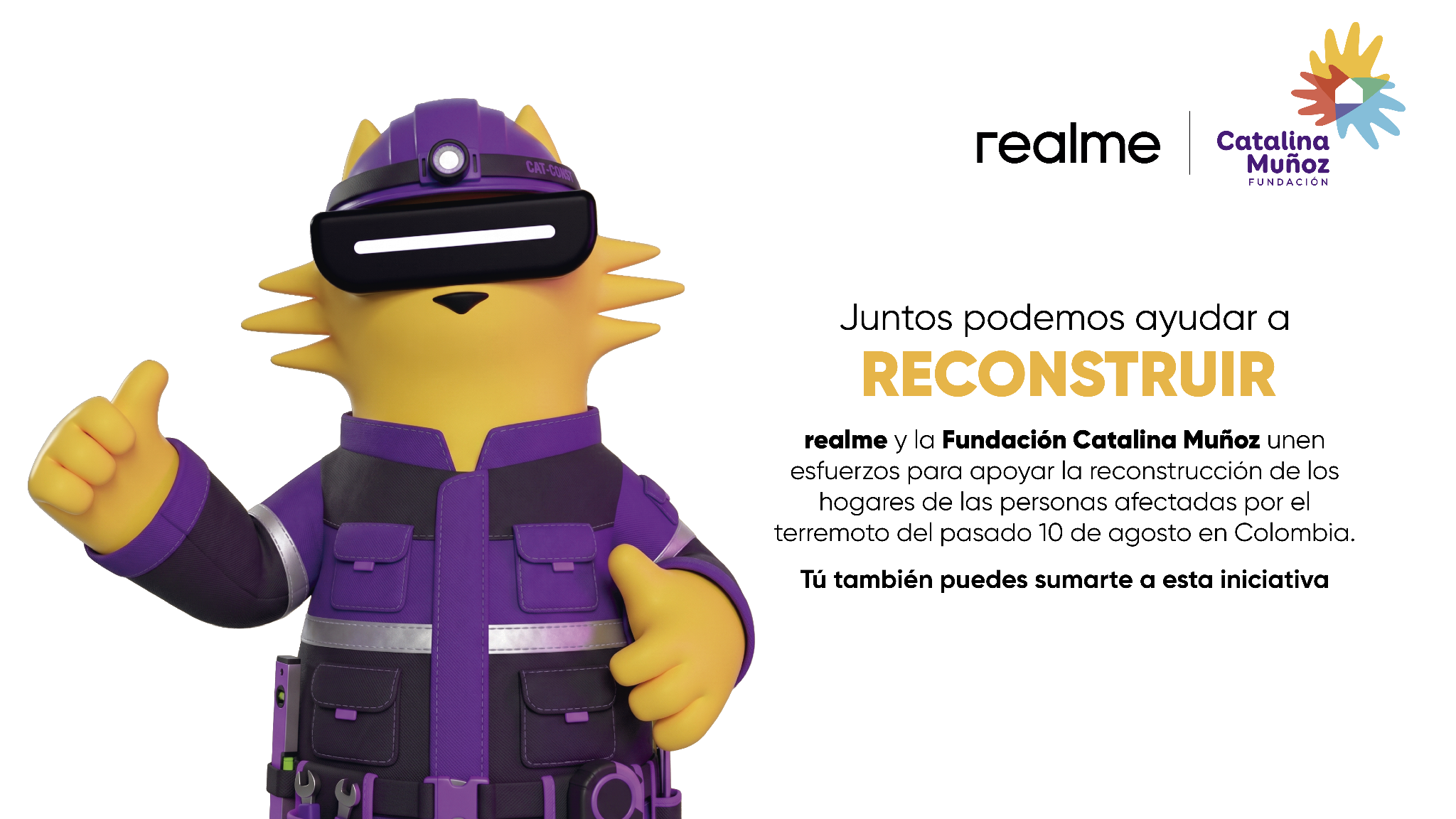 realme Colombia llevará apoyo y voluntarios al Chocó para contribuir a la reconstrucción tras el terremoto