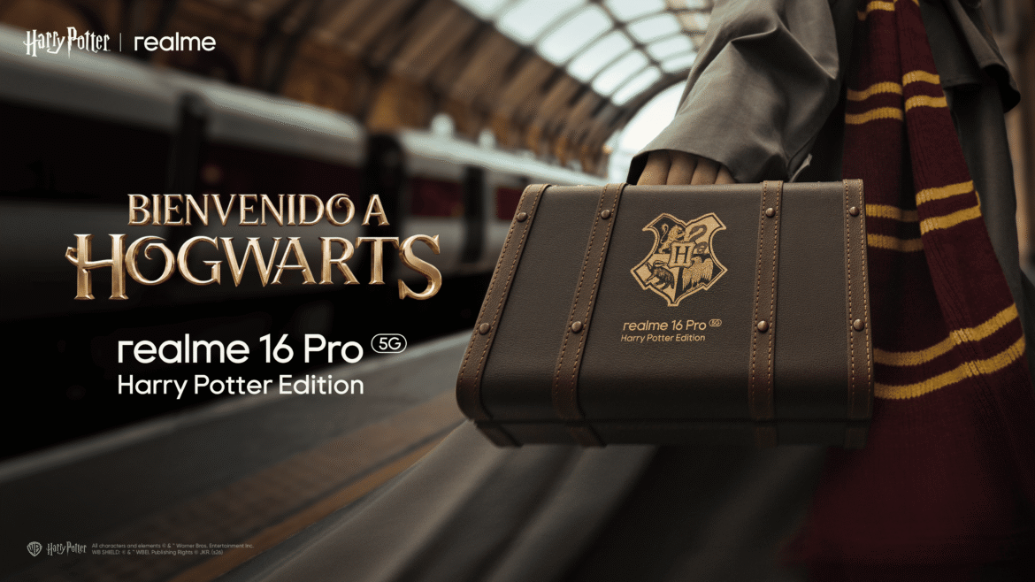 Harry Potter inspira el nuevo realme 16 Pro 5G en una colaboración con Warner Bros. Discovery