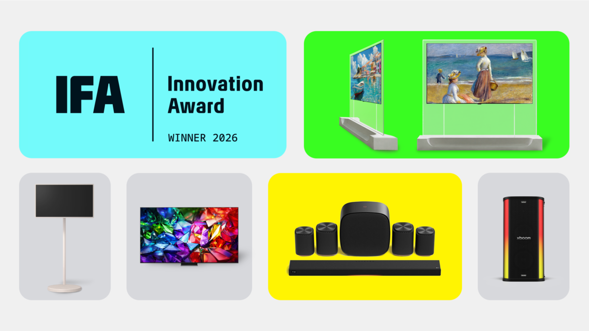 LG Electronics brilla en IFA 2026 con múltiples reconocimientos a la innovación