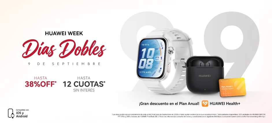 Tecnología que sigue tu ritmo: Huawei presenta sus ofertas para el 9.9 de Mercado Libre