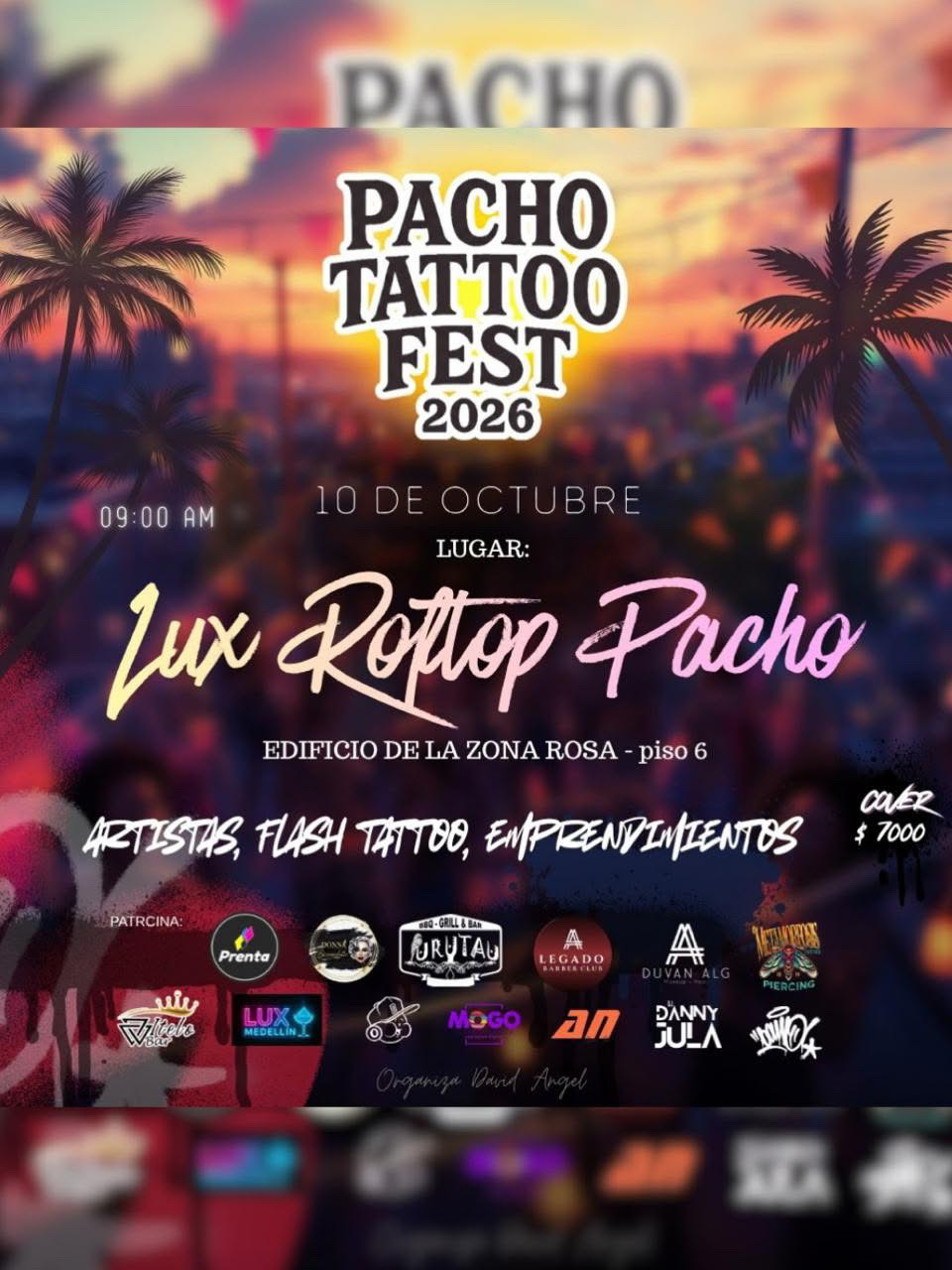 Tinta, música y talento: así será la segunda edición del Pacho Tattoo Fest